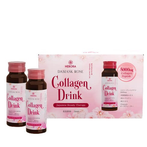 HEBORA Damask Rose Collagen - Nước Collagen Hoa Hồng