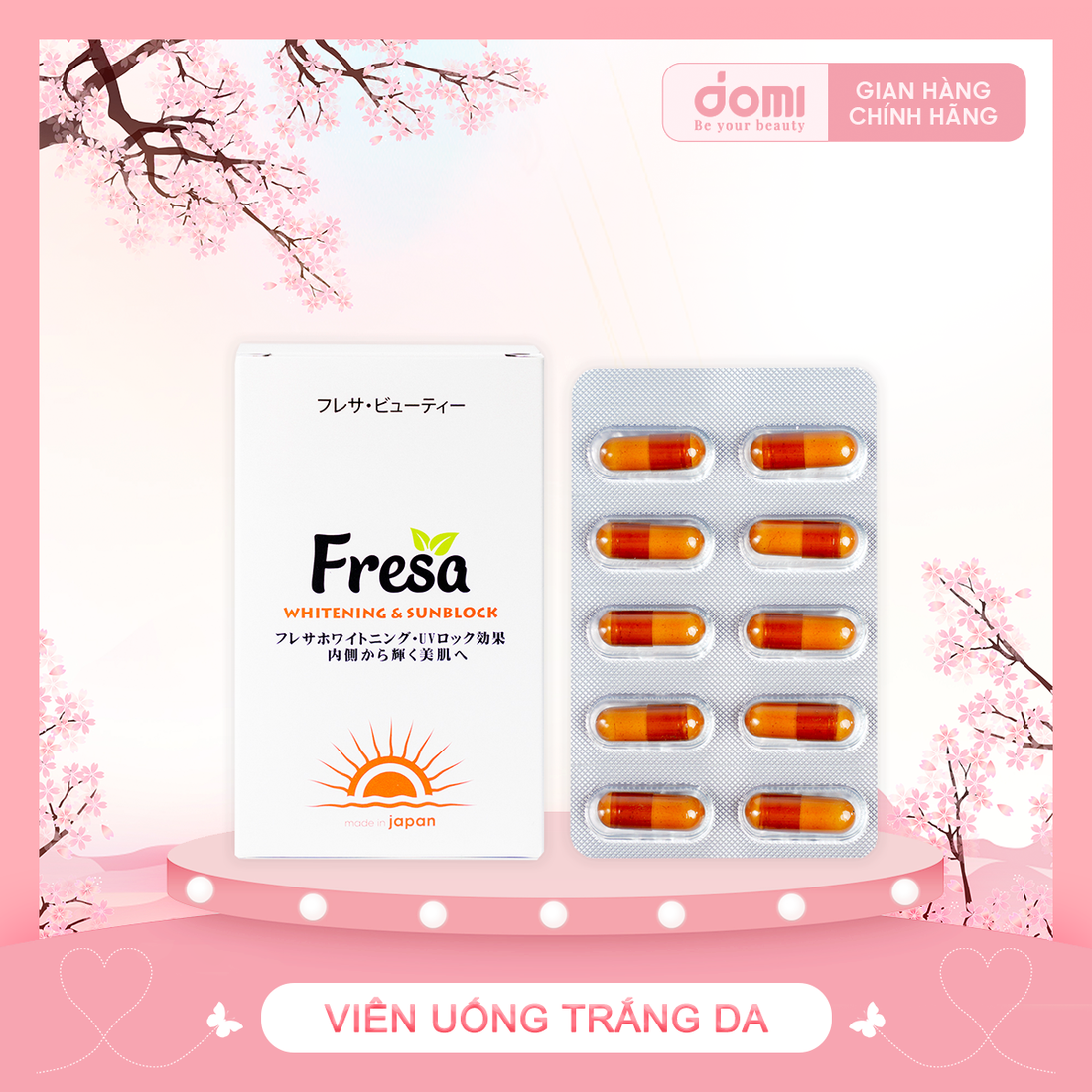 Những lưu ý sử dụng viên uống trắng da Fresa