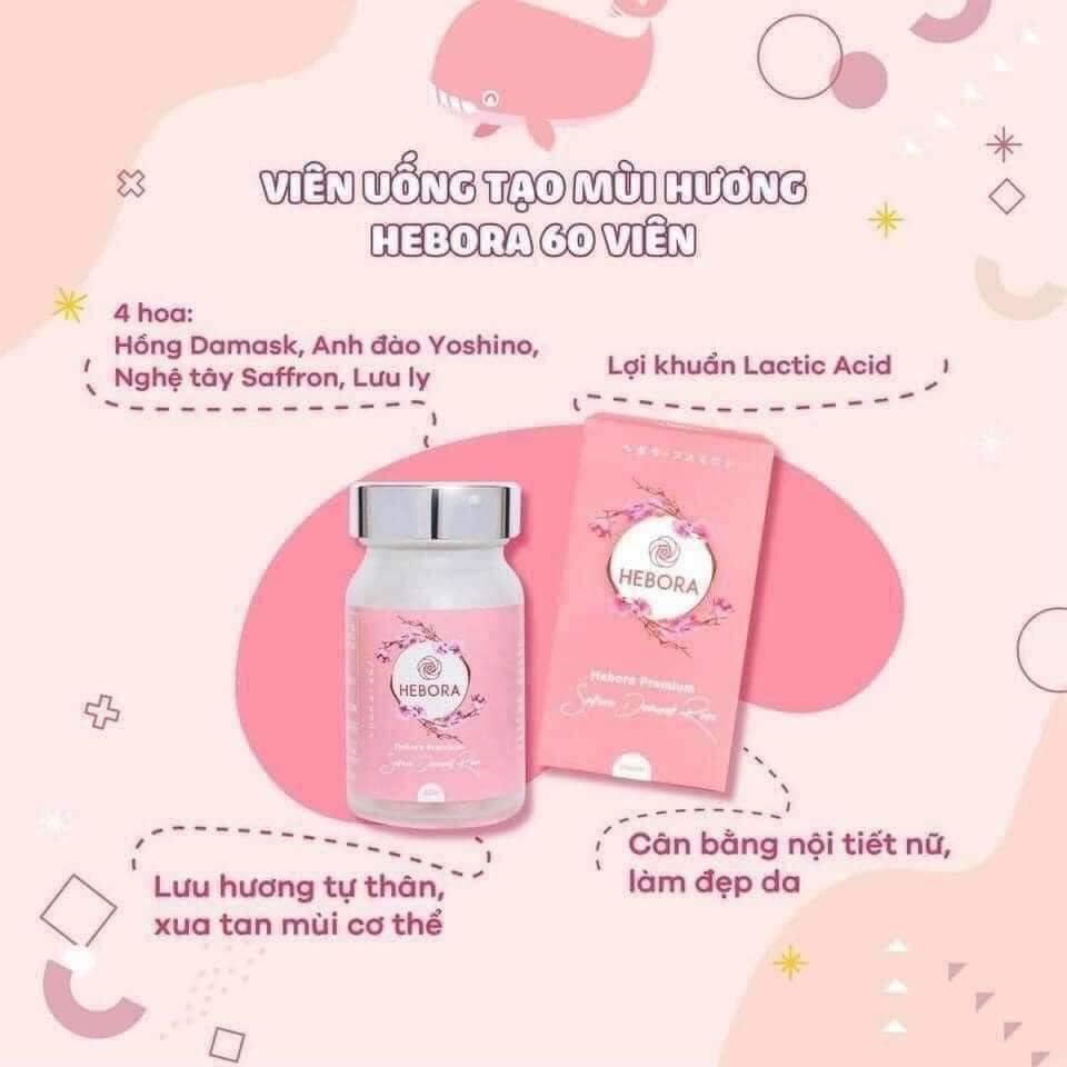 Viên uống thơm cơ thể Hebora không có tác dụng phụ không?