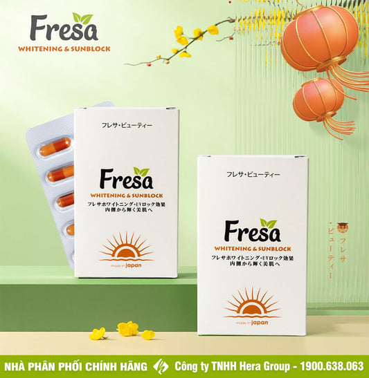 Thành phần chính của viên uống trắng da Fresa