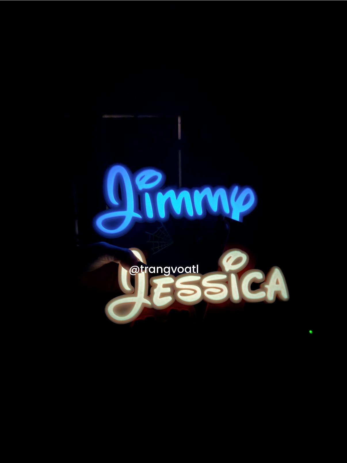 Custom Kid Name Door Sign GLOW IN THE DARK