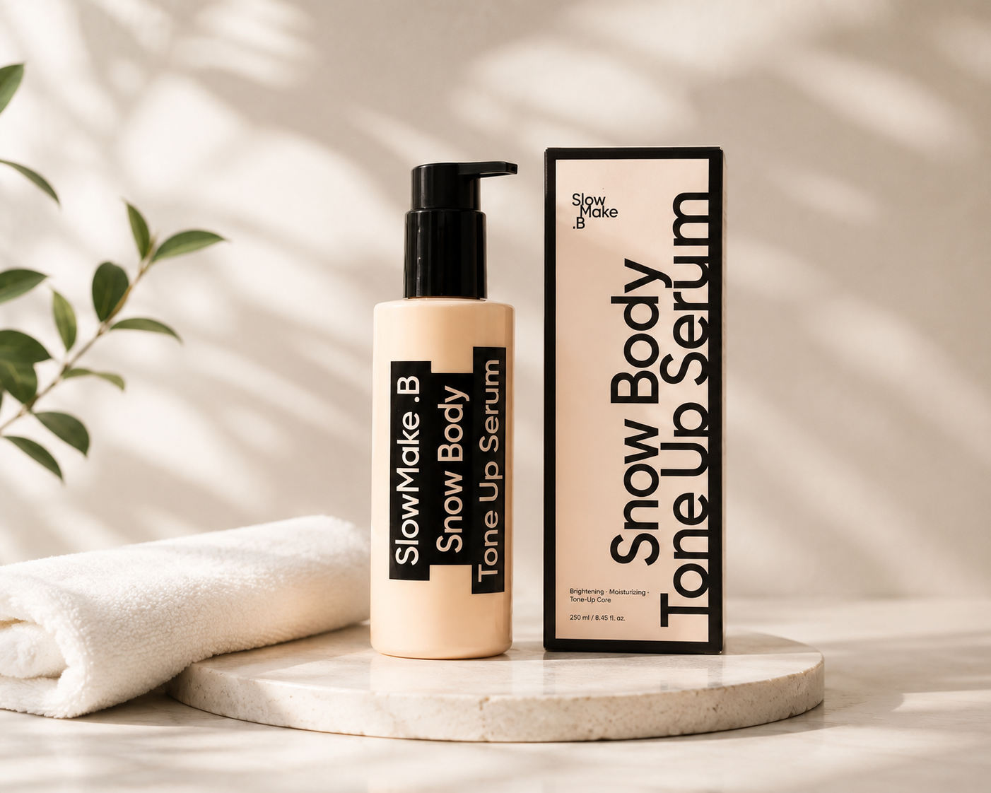 SlowMake. B Snow Body Tone Up Serum