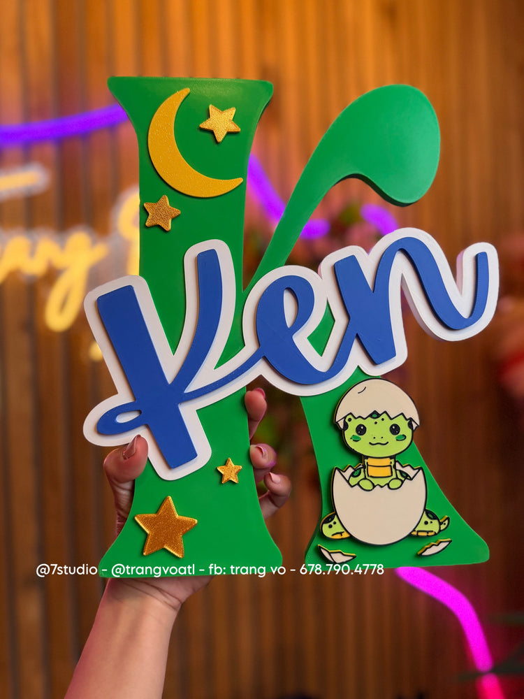 Name with Snake Zodiac theme