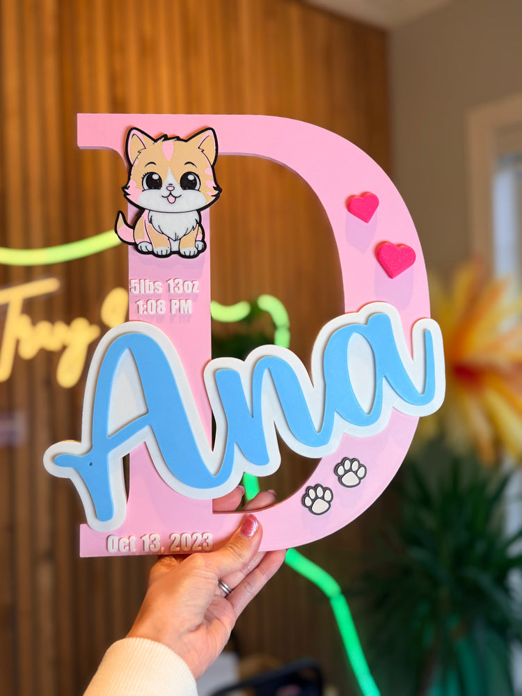 Name with Cat theme
