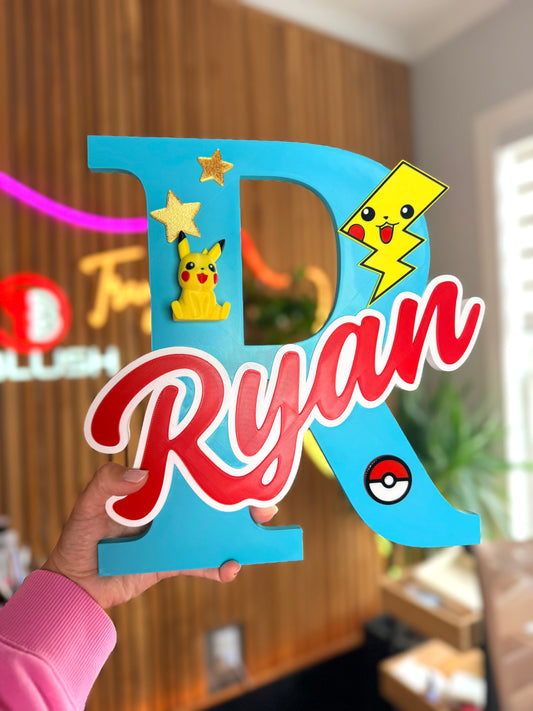 Name with Pikachu theme