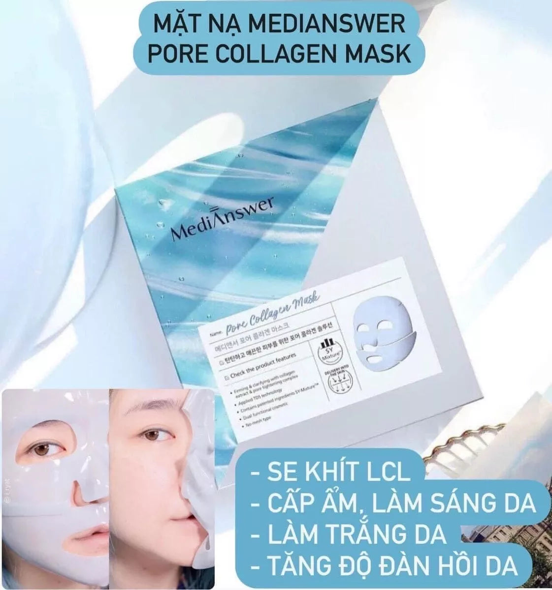 MediAnswer Collagen Mask - Mặt Nạ Thạch Filler Collagen 83%